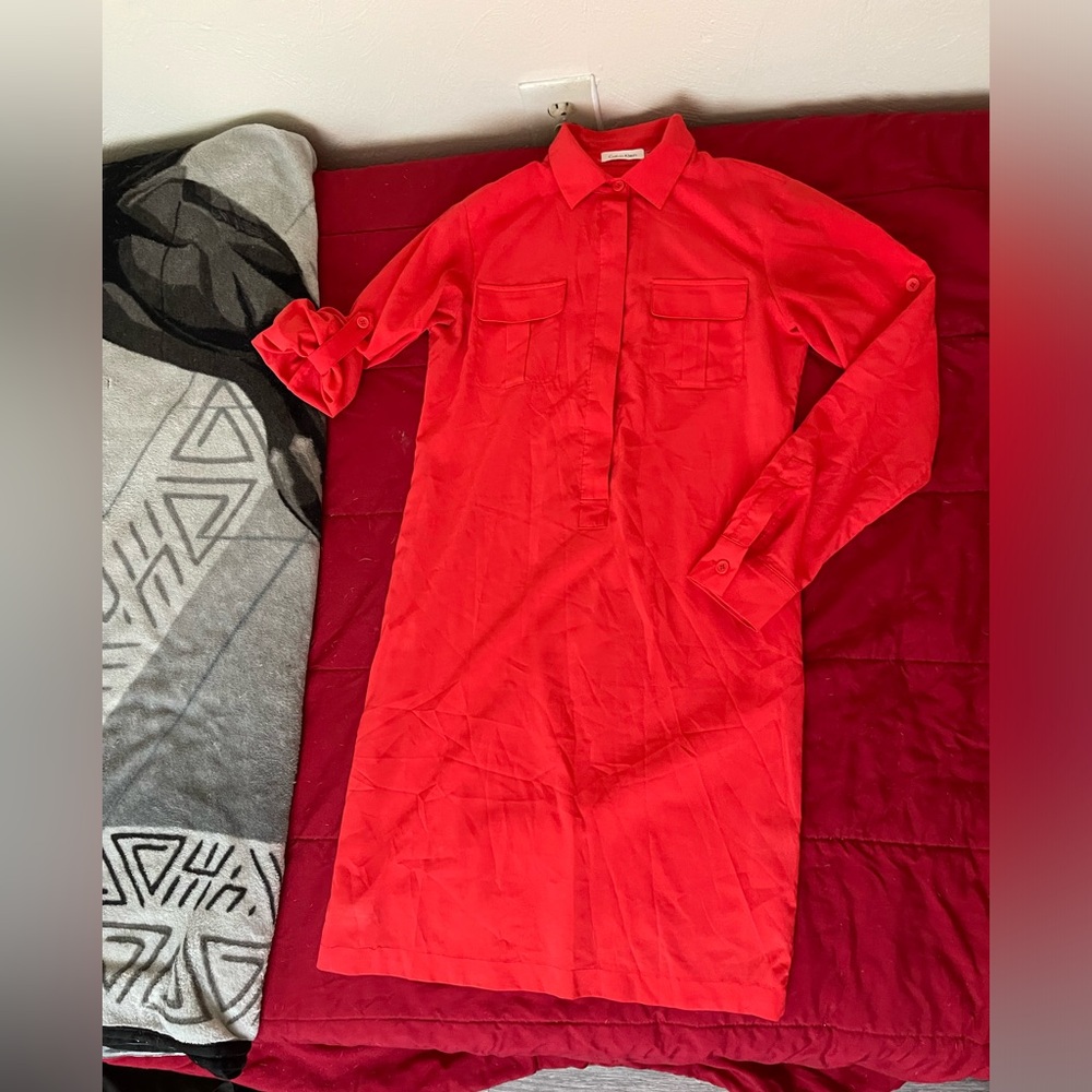 Calvin Klein button dress